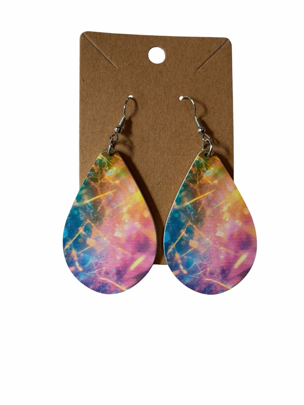 Multicolor Teardrop Statement Earrings - Women Jewelry